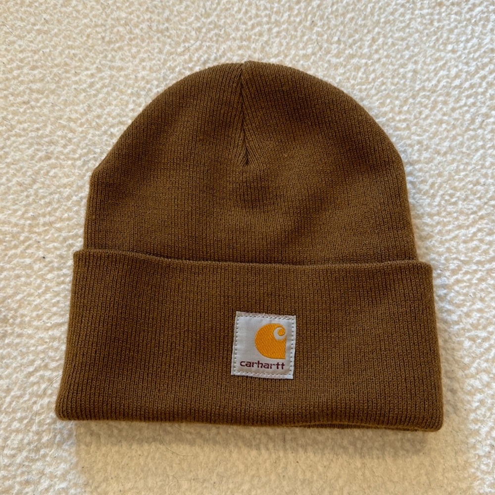 Carhartt Beanie Brown Workwear Child Youth OS
